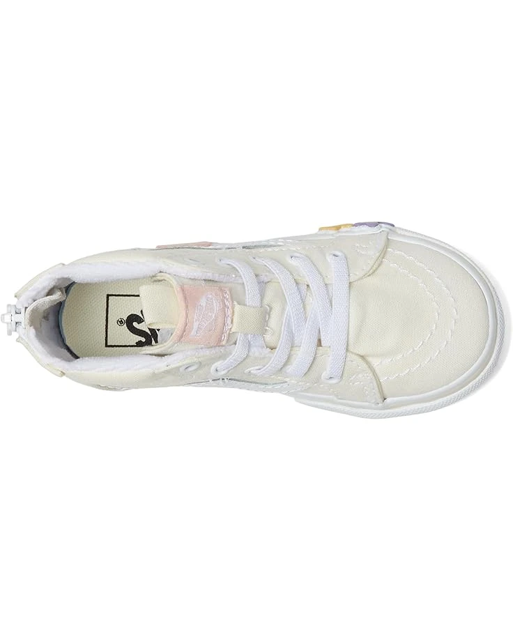Vans Kids Sk8-Hi Zip Flower (Infant/Toddler) | Sneakers & Athletic Shoes 2 Vans Kids Sk8-Hi Zip Flower (Infant/Toddler) | Sneakers & Athletic Shoes - Image 2
