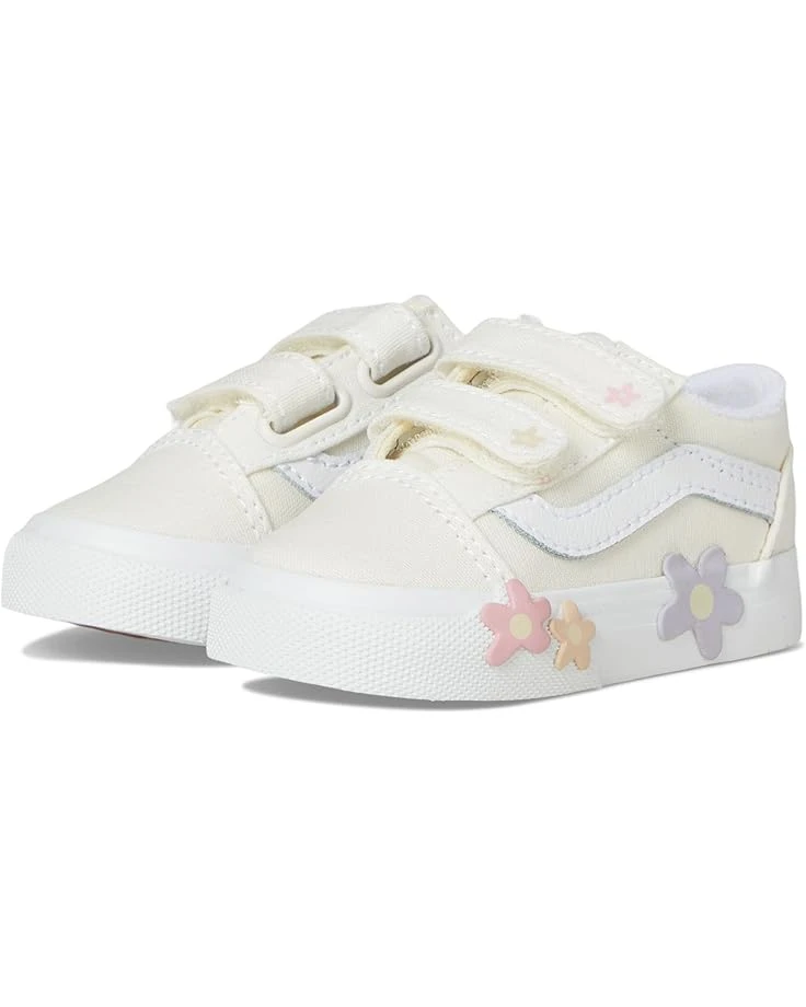 Vans Kids Old Skool V Flower (Toddler) | Sneakers & Athletic Shoes 1 Vans Kids Old Skool V Flower (Toddler) | Sneakers & Athletic Shoes