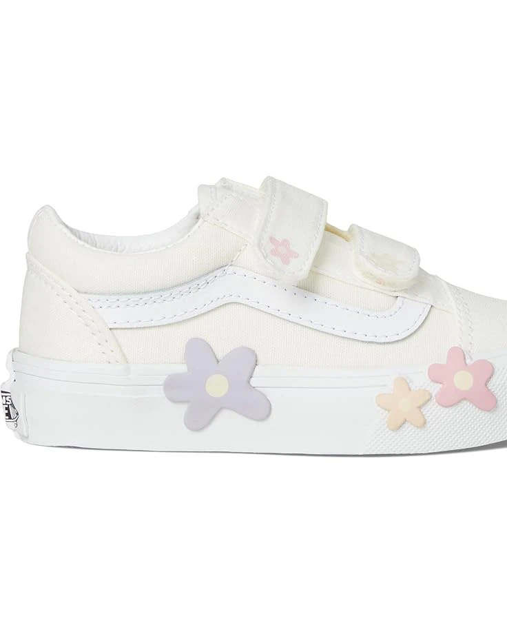 Vans Kids Old Skool V Flower (Little Kid) | Sneakers & Athletic Shoes 6 Vans Kids Old Skool V Flower (Little Kid) | Sneakers & Athletic Shoes - Image 6