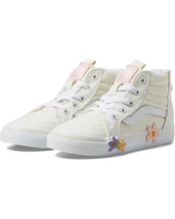 Vans Kids Sk8-Hi Zip Flower (Infant/Toddler) | Sneakers & Athletic Shoes