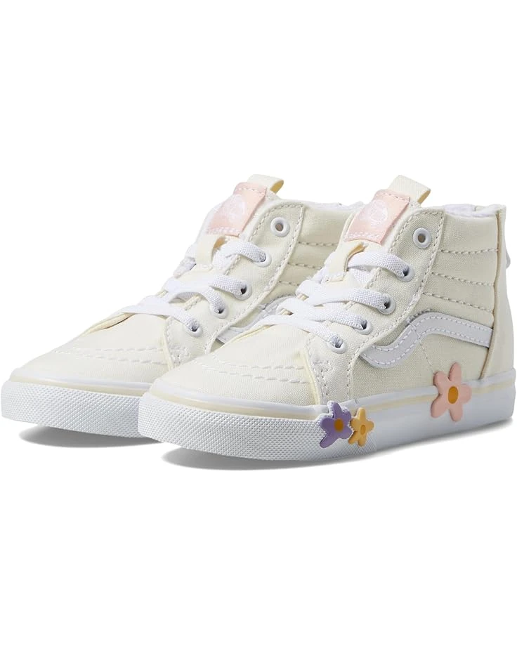 Vans Kids Sk8-Hi Zip Flower (Infant/Toddler) | Sneakers & Athletic Shoes 1 Vans Kids Sk8-Hi Zip Flower (Infant/Toddler) | Sneakers & Athletic Shoes