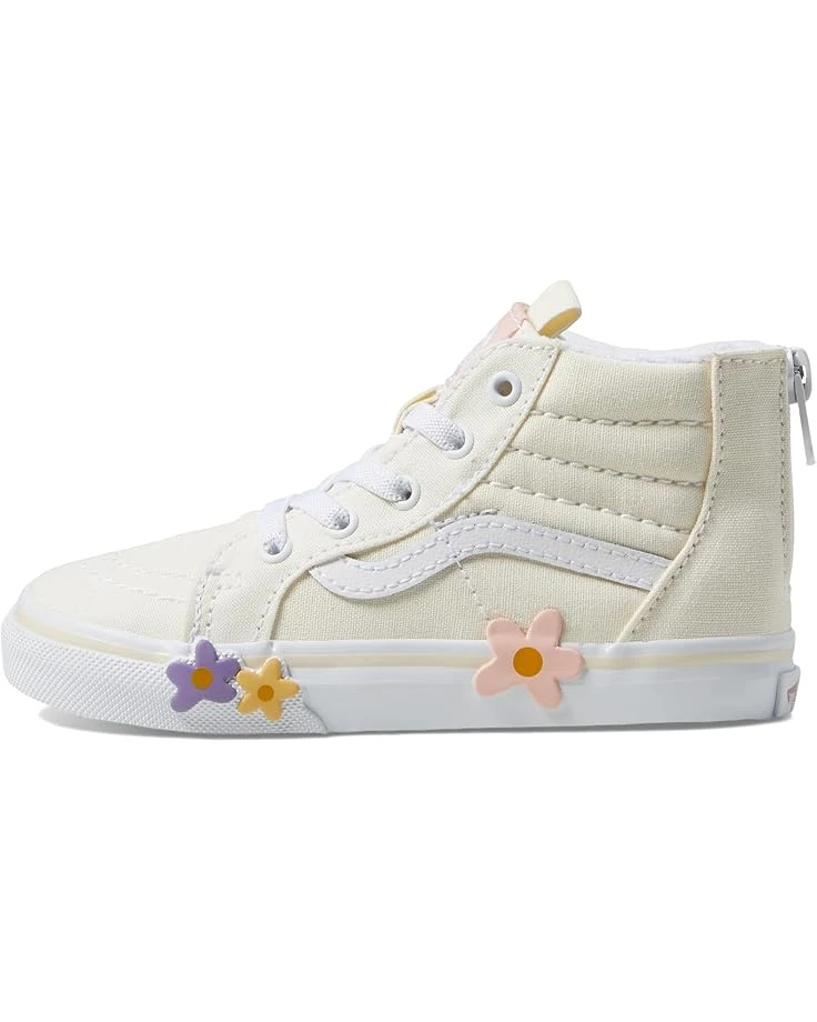 Vans Kids Sk8-Hi Zip Flower (Infant/Toddler) | Sneakers & Athletic Shoes 4 Vans Kids Sk8-Hi Zip Flower (Infant/Toddler) | Sneakers & Athletic Shoes - Image 4